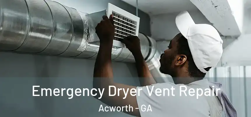 Emergency Dryer Vent Repair Acworth - GA